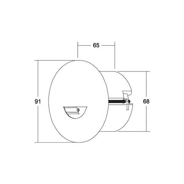  Brumberg Brumberg Adapt Wall Spot Wpuszczany Led Czarny 