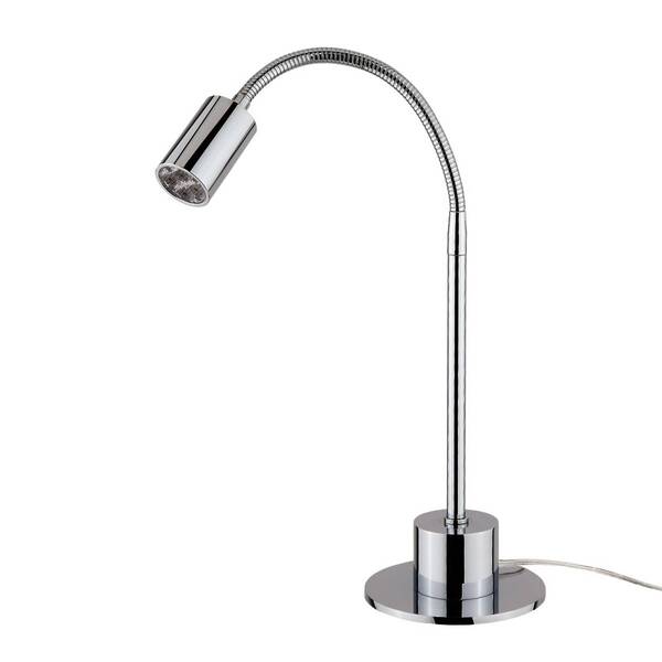  Busch Błyszcząca Chromowana Lampa Stołowa Led Karen 