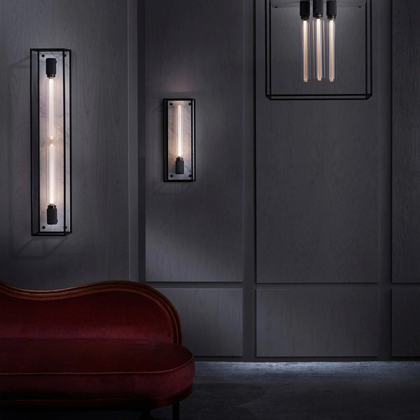  Buster + Punch Buster + Punch Caged Wall Large Led Marmur Biały 