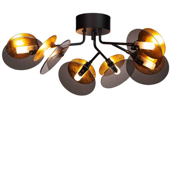  By Rydéns By Rydéns Turno Lampa Sufitowa, Czarna 6-pkt. 