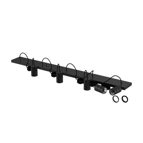  Calex Calex Retro Lampa Wisząca, Kątowa, 5-pkt., Czarna 