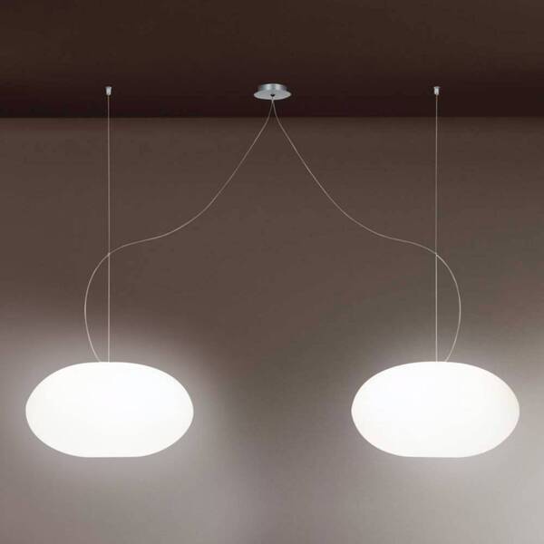  Casablanca Designerska Lampa Wisząca Aih 28cm Biała Błysk 