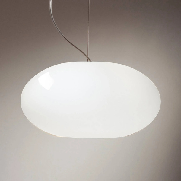  Casablanca Lampa Wisząca Aih, 28 Cm, Biała Błyszcząca 