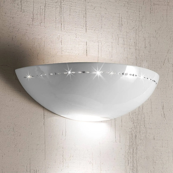  Ceramiche Czarująca Lampa ścienna Laurentia, 39 cm 