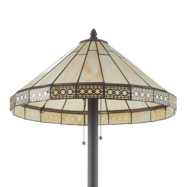  Clayre&eef Lampa Stojąca Bradley W Stylistyce Tiffany 