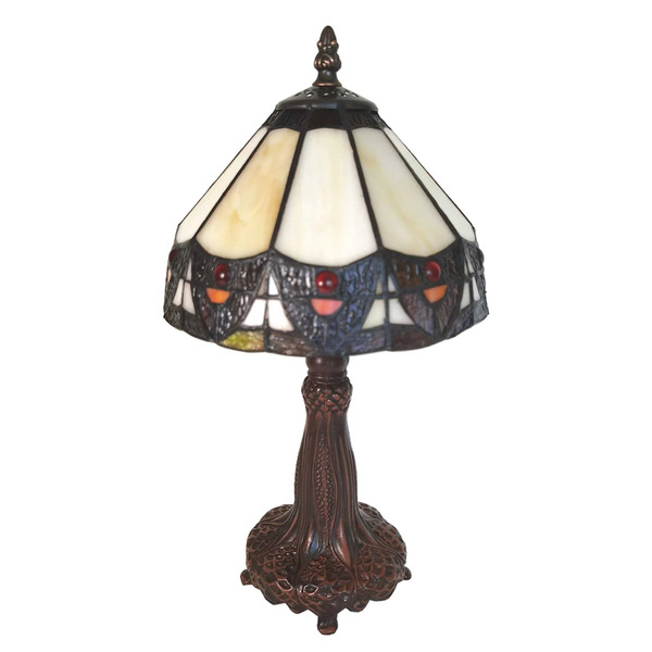  Clayre&eef Lampa Stołowa 5ll-6108 W Stylu Tiffany 