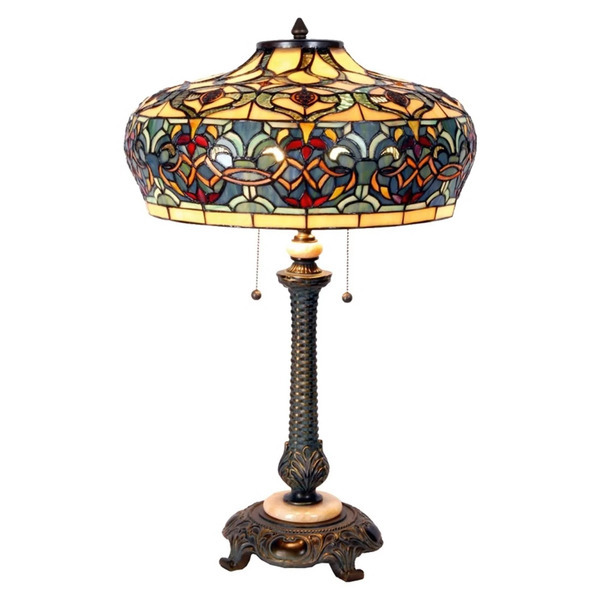  Clayre&eef Lampa Stołowa Orient W Stylu Tiffany 
