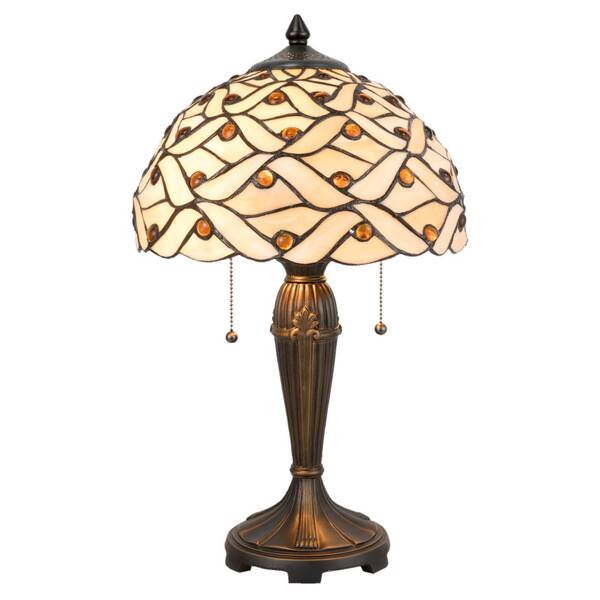  Clayre&eef Lampa Stołowa 5181 W Stylu Tiffany 