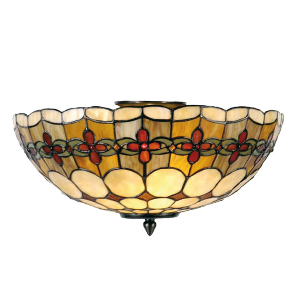  Clayre&eef Nury - Lampa Sufitowa W Stylu Tiffany 