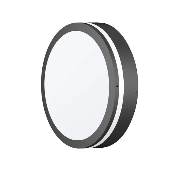  Cmd Kinkiet Zewnętrzny Led Cmd 9084, Antracyt, ø 25 Cm, Ip65 