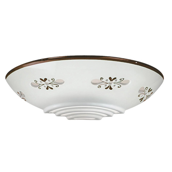  Cremasco Lampa ścienna Bassano Ceramiczna, Brązowa 