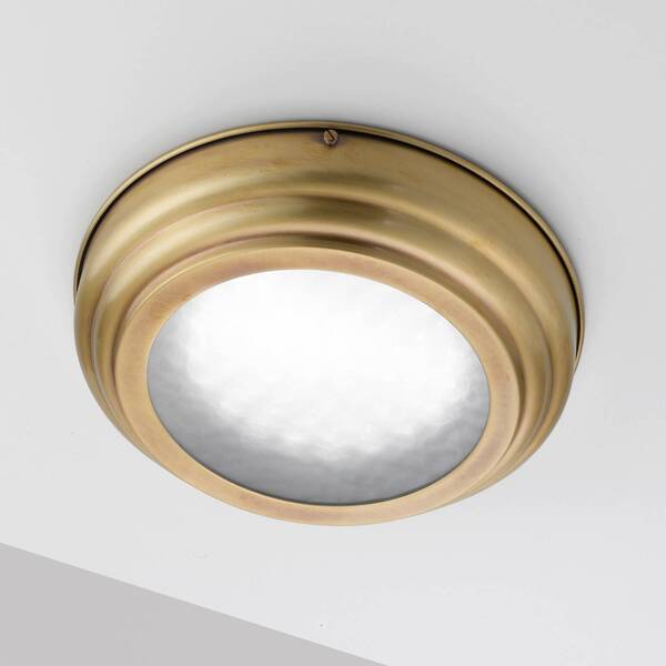  Cremasco Lampa Sufitowa Led Scirocco 30cm, Mosiądz 