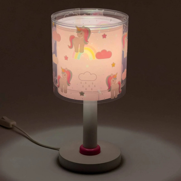  Dalber Lampa Stołowa Dla Dzieci Unicorns, G4, ø 15 Cm 