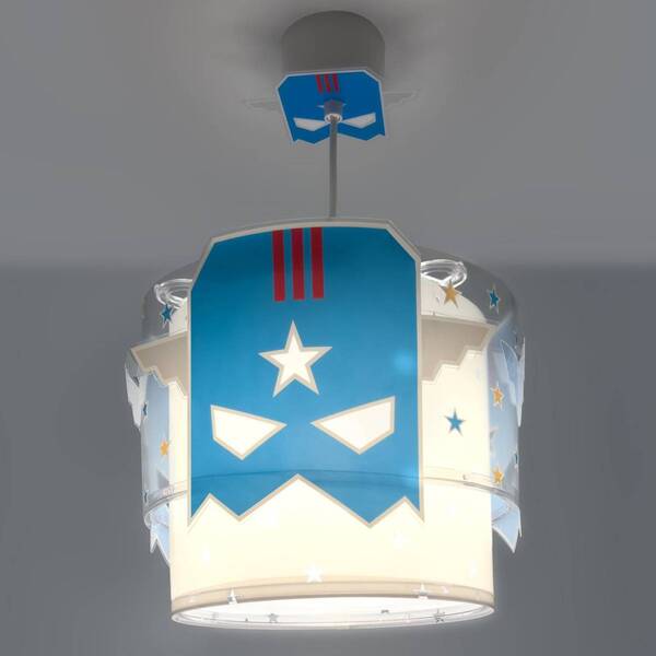  Dalber Żyrandol Dalber Blue Hero, Biało-niebieski, ø 26 Cm, E27 