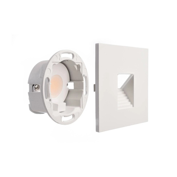  Deko-light Oprawa Wpuszczana ścienna Led Set Alwaid, Biała 8 X 8 Cm, Poziom 2 700 K 