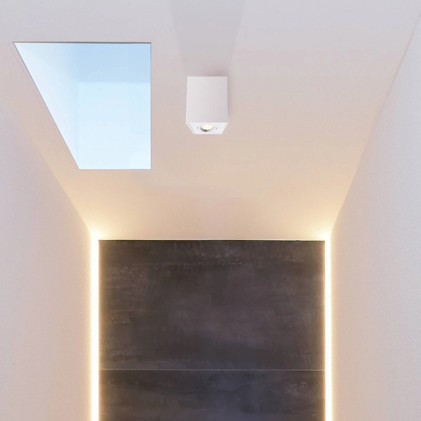  Deko-light Reflektor Sufitowy Bengala, Kątowy, Biały, Aluminium, Gu10, Obrotowy 