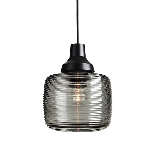  Design By Us Lampa Wisząca New Wave Stripe, Dymny Szary 