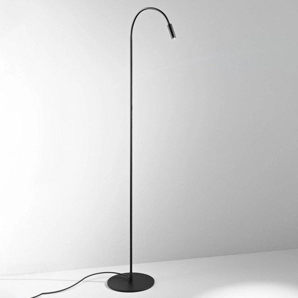  Egger Licht Lampa Stojąca Led Zooom Egger Dls, Elastyczne Ramię, Czarna 