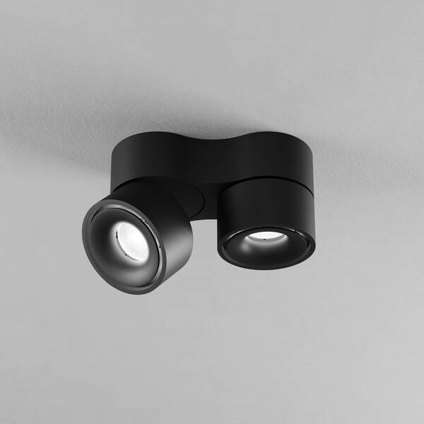  Egger Licht Reflektor Sufitowy Led Egg Clippo Duo Czarny/czarny Dali Dtw 2-punktowa 