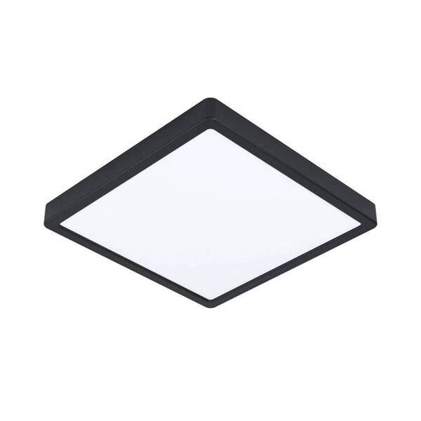  Eglo Lampa Sufitowa Led Fueva 5, Ip20 Czarna 28,5x28,5cm 