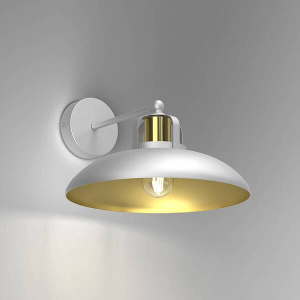  Eko-light Lampa ścienna Felix, Biała/złota 