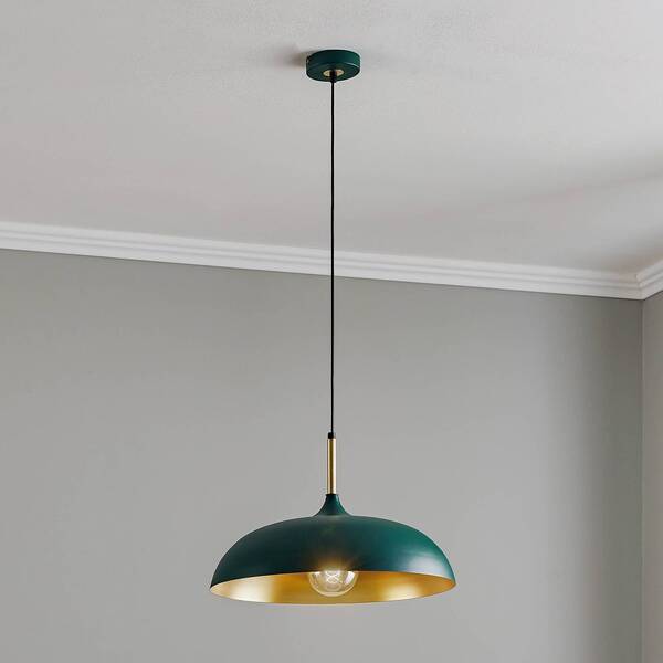  Eko-light Lampa Wisząca Lincoln, Zielono-złota 