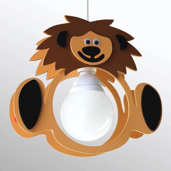  Elobra Dziecięca Lampa Wisząca Lew Leo 
