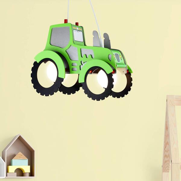  Elobra Lampa Wisząca Traktor Do Pokoju Dziecięcego 