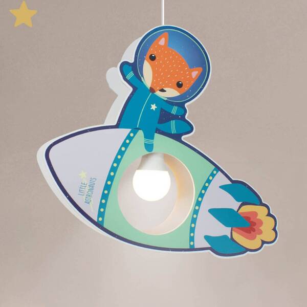  Elobra Lampa Wisząca W Kształcie Rakiety Little Astronauts 