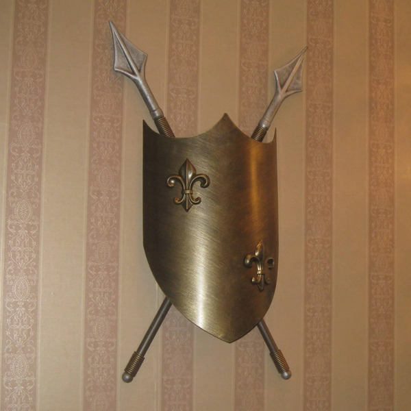  Elstead Dająca Pośrednie światło Lampa ścienna Crusader 