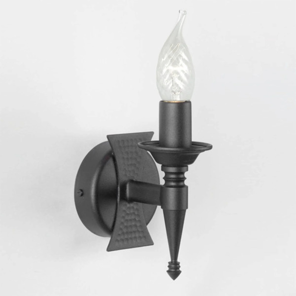  Elstead Lampa ścienna Saxon 1-punktowa Czarna 