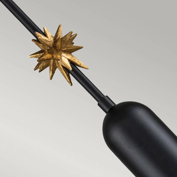  Elstead Lampa Wisząca Etoile 1-punktowa ø 13,3 Cm Czarny Mat 