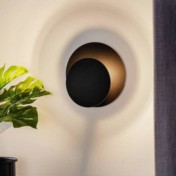  Emibig Lighting Kinkiet Circle W Okrągłym Kształcie, Czarny 