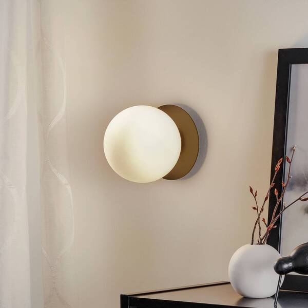 Emibig Lighting Kinkiet Minerva K1 Z Czarną Metalową Ramką 