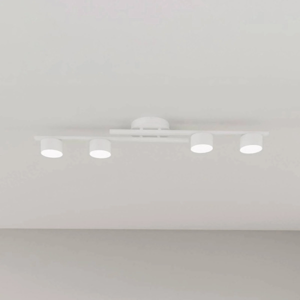  Emibig Lighting Lampa Sufitowa Fragment, Biały, Długość 86 Cm, Metal, 4-punktowa. 