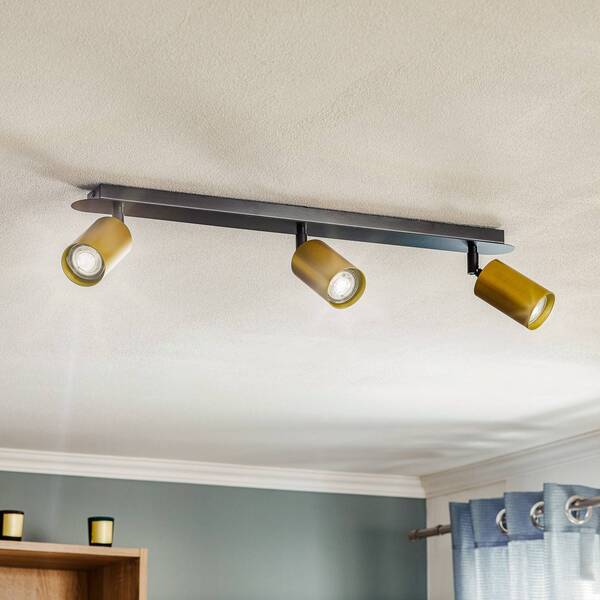  Emibig Lighting Reflektor Sufitowy Zen 3 Z 3 Spotami, Czarno-złoty 