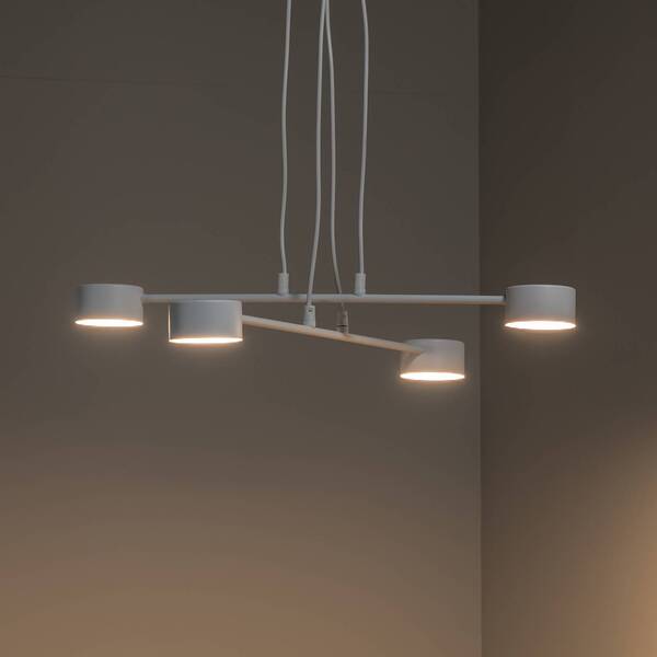  Emibig Lighting Żyrandol Modus 4, Stal, 4-punktowa, Gx 53, Biały 