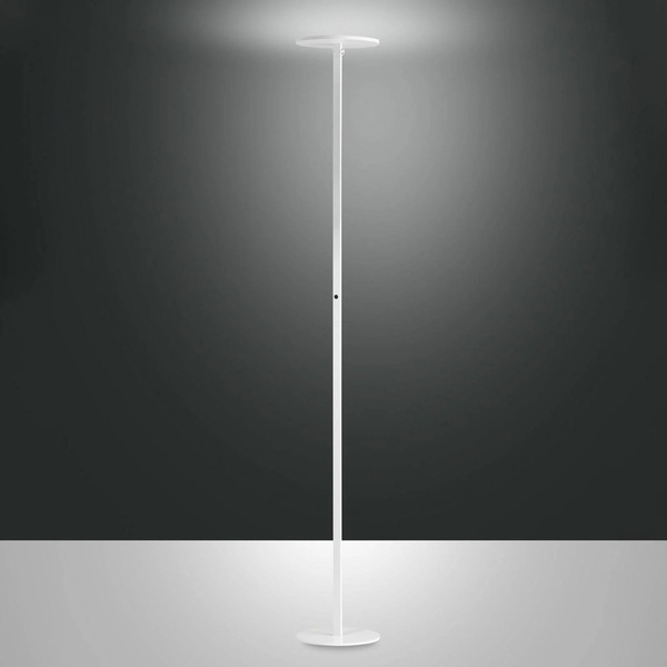  Fabas Luce Lampa Stojąca Led Regina, Biała, Cct, ściemniana, Wysokość 180 Cm 