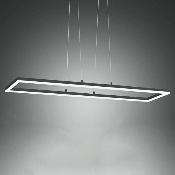  Fabas Luce Lampa Wisząca Led Bard, 92x32, Antracytowa 