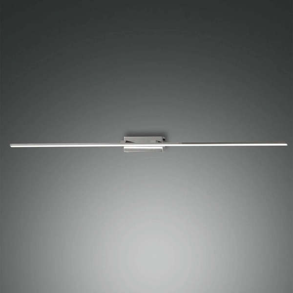  Fabas Luce Oświetlenie Lustra Led Nala, Chromowane, Szerokość 110 Cm, Metal 