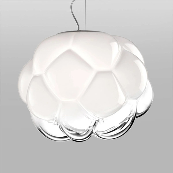  Fabbian Lampa Wisząca Led Cloudy W Kształcie Chmurki 40 Cm 