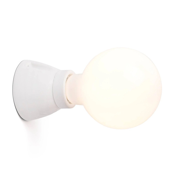  Faro Barcelona Lampa ścienna Kera, Biała 