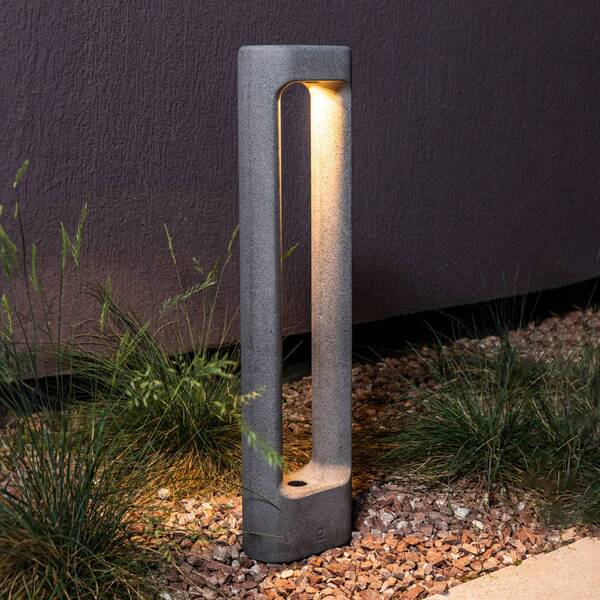  Faro Barcelona Słupek Ogrodowy Led Totem, Szary, Beton, Wysokość 61,1 Cm 
