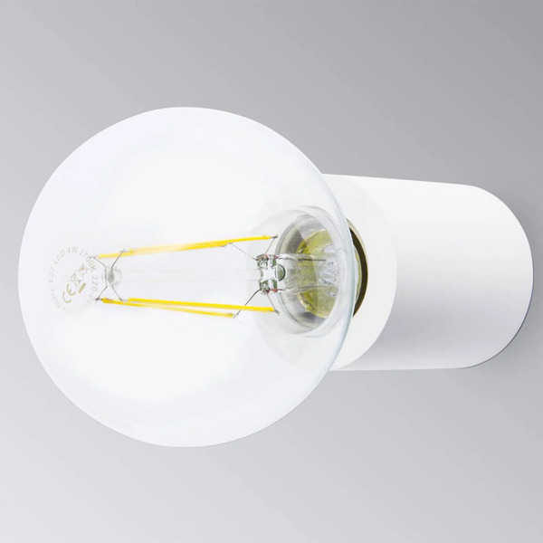  Faro Barcelona Ten – Minimalistyczna Lampa ścienna, Biała 