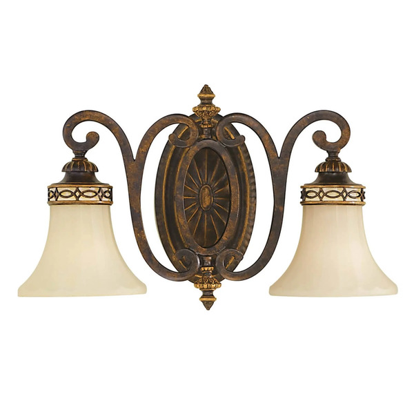  Feiss Lampa ścienna Drawing Room, 2-punktowa, Szeroka 