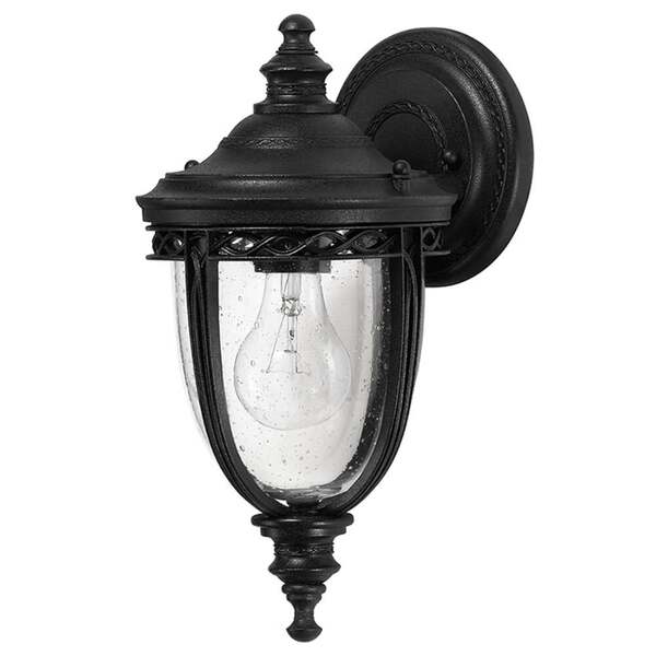  Feiss Lampa ścienna English Bridle, Ip44, ø 16,5 Cm, Czarna 