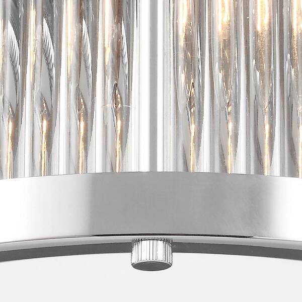  Feiss Lampa Sufitowa Led Paulson Ip44 Chrom ø 27,9 Cm 