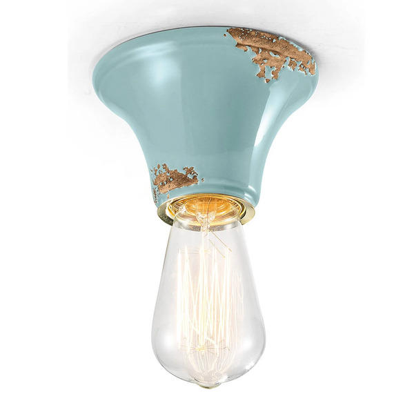  Ferroluce Lampa Sufitowa C132 Turkusowa 