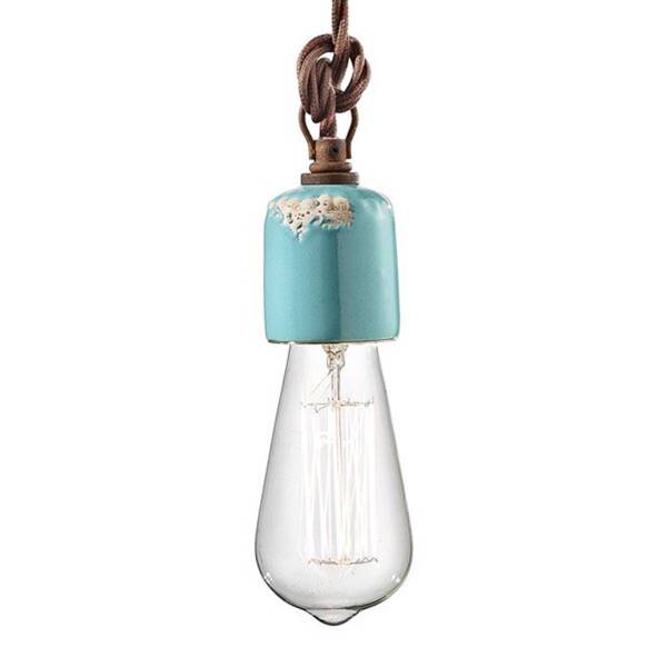  Ferroluce Lampa Wisząca C660 Turkusowa 