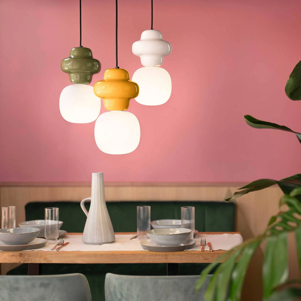  Ferroluce Lampa Wisząca Copacabana, Szałwiowa Zieleń 